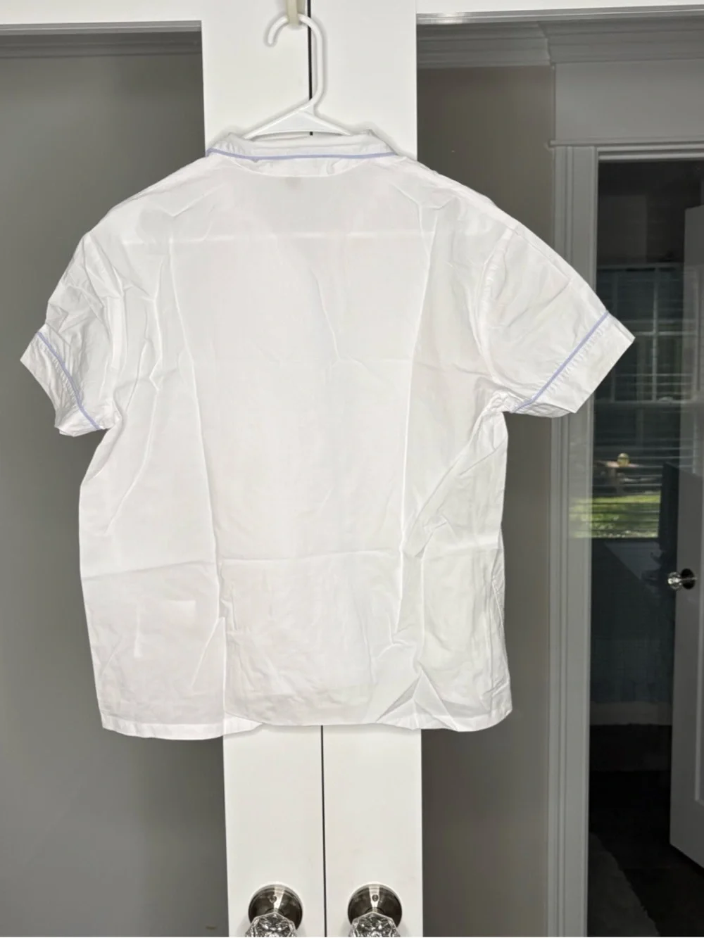 J. Crew Pajama Short Set End-on-end Cotton White